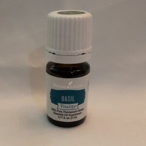 Young Living Basil Vitality Essential Oil with White Cap